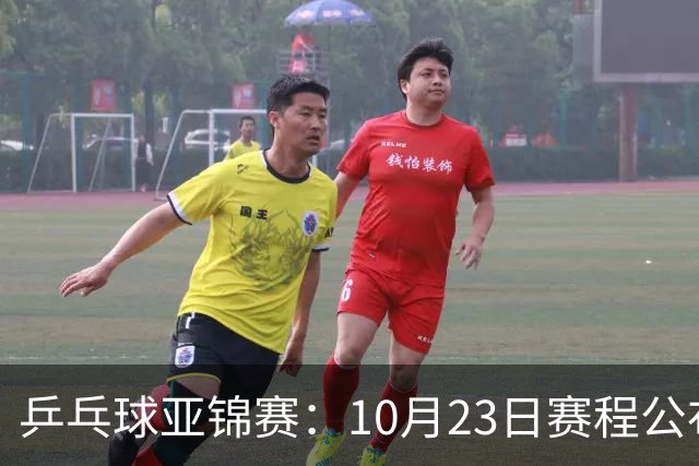 乒乓球亚锦赛：10月23日赛程公布！国乒冲击冠军，与张本美和再战