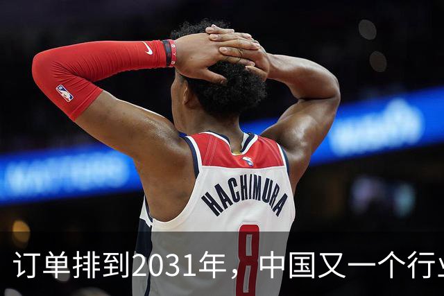 订单排到2031年，中国又一个行业全球爆单